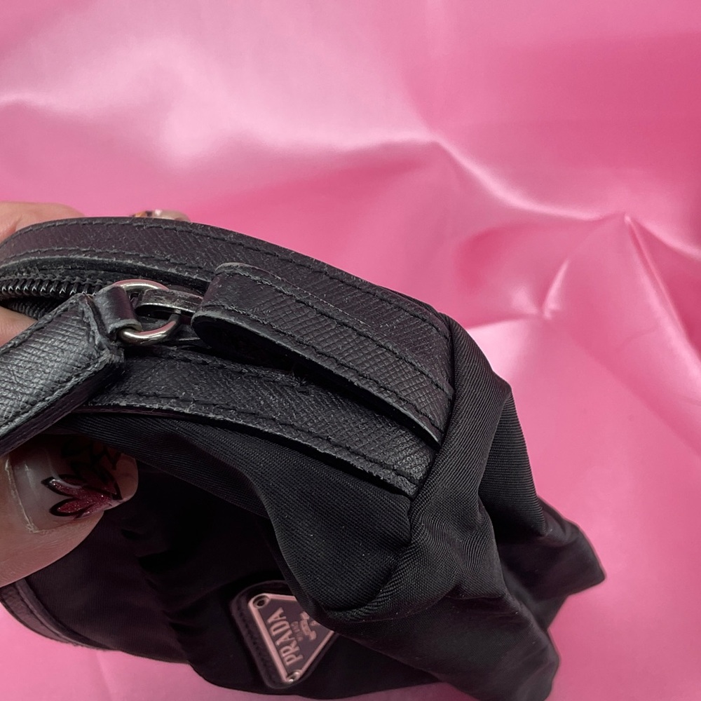Prada Black Nylon Cosmetic Bag - Picture 9 of 11